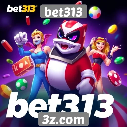 Variedade de jogos disponíveis na bet313
